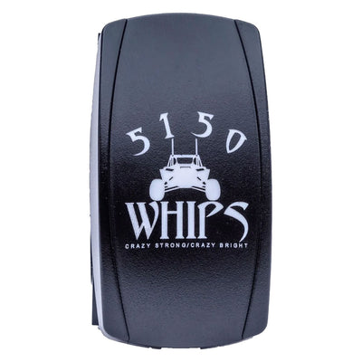 5150 Whips Waterproof Rocker Switch White#2143440001