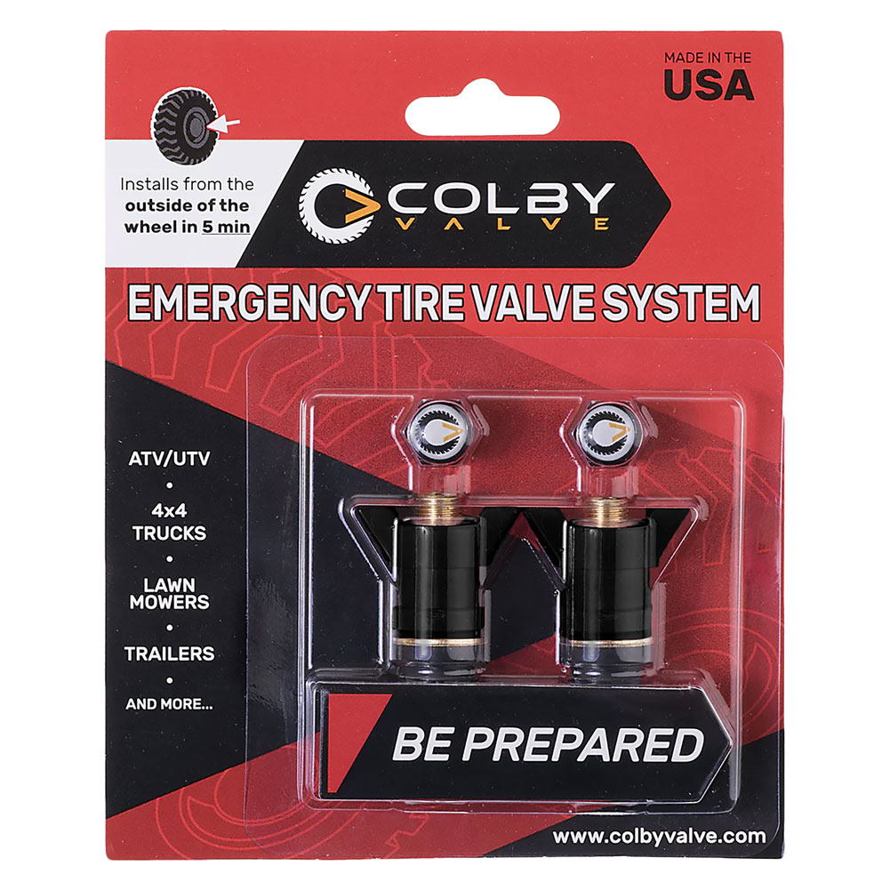Colby Valve Emergency Tire Valve System Black#2143580001