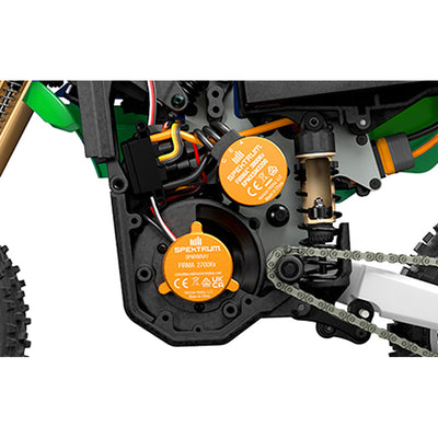 Losi Promoto-MX Motorcycle 1:4 Scale Green#LOS060002