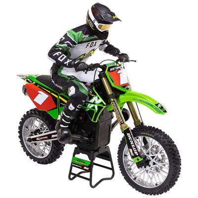 Losi Promoto-MX Motorcycle 1:4 Scale Green#LOS060002