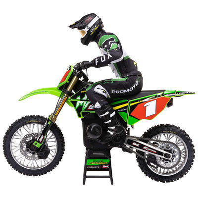 Losi Promoto-MX Motorcycle 1:4 Scale Green#LOS060002