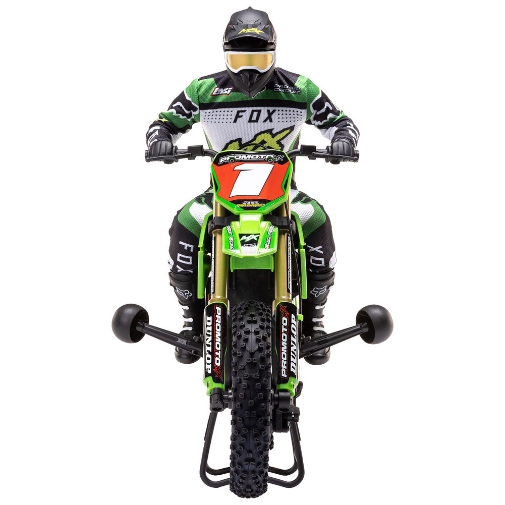 Losi Promoto-MX Motorcycle 1:4 Scale Green#LOS060002
