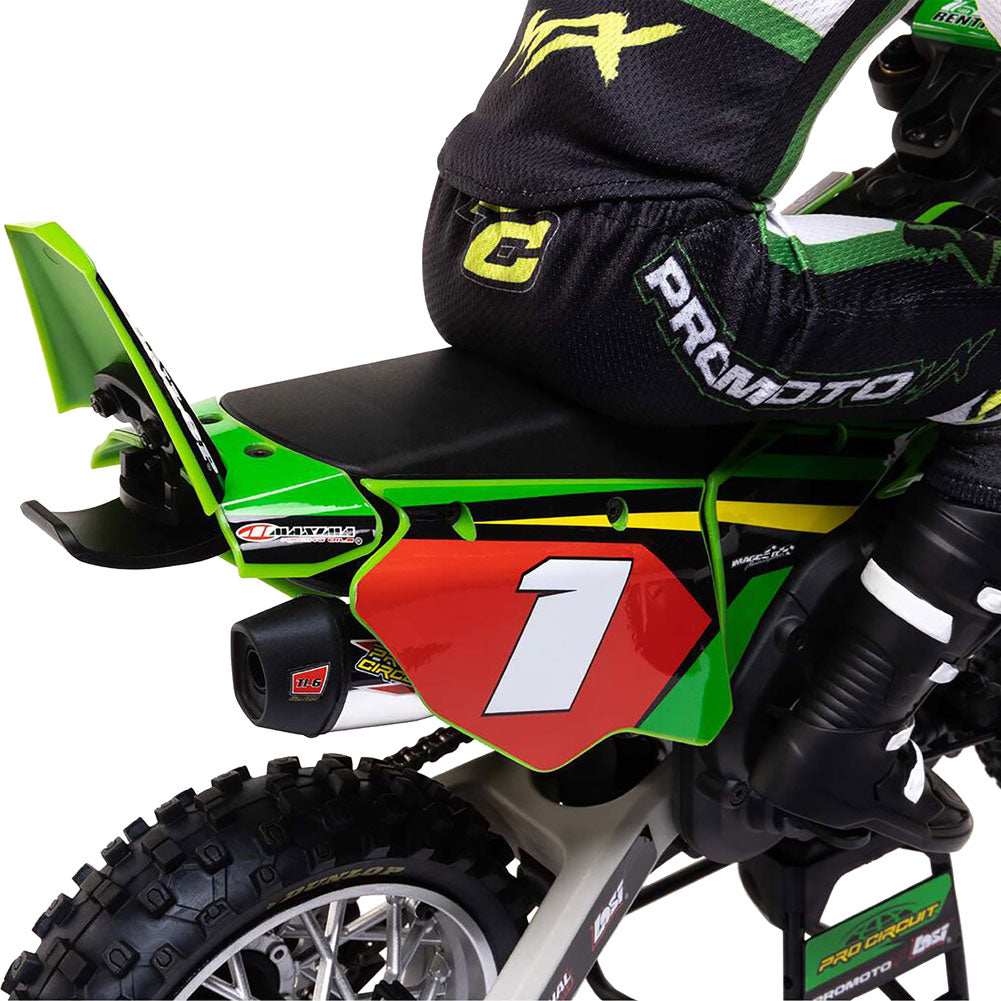 Losi Promoto-MX Motorcycle 1:4 Scale Green#LOS060002
