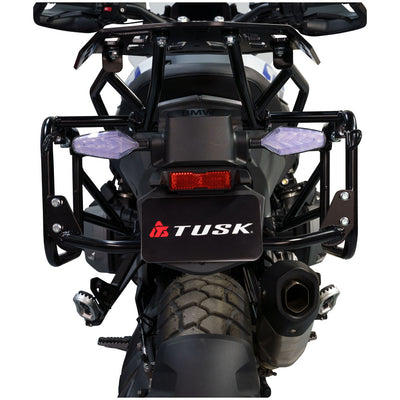 Tusk Pannier Racks with Nelson Rigg Hurricane Dry Saddlebags#214944-P