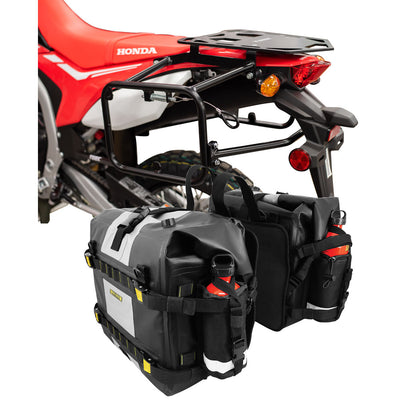 Tusk Pannier Racks with Nelson Rigg Hurricane Dry Saddlebags#214944-P