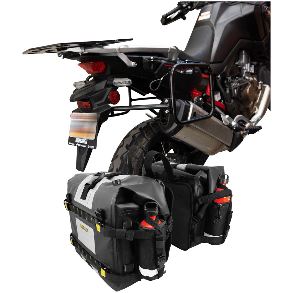 Tusk Pannier Racks with Nelson Rigg Hurricane Dry Saddlebags#214944-P