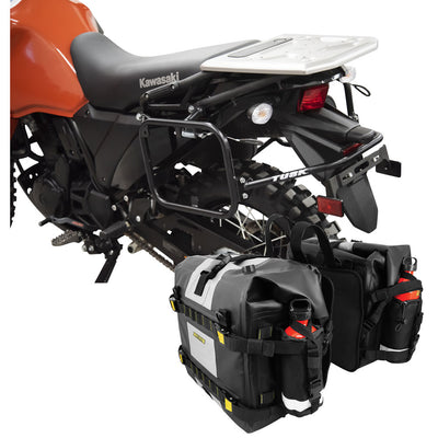 Tusk Pannier Racks with Nelson Rigg Hurricane Dry Saddlebags#214944-P