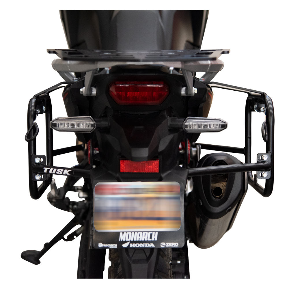 Tusk Pannier Racks with Nelson Rigg Hurricane Dry Saddlebags#214944-P