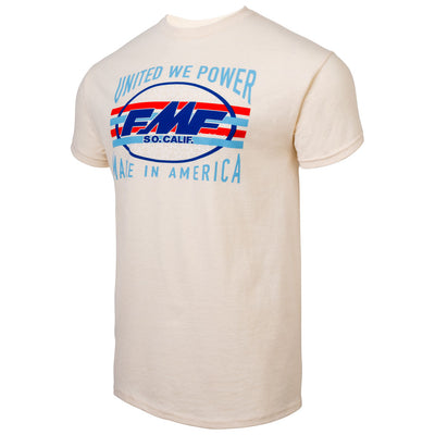 FMF Stripe USA T-Shirt Medium Natural#FA23118901R-NAT-M