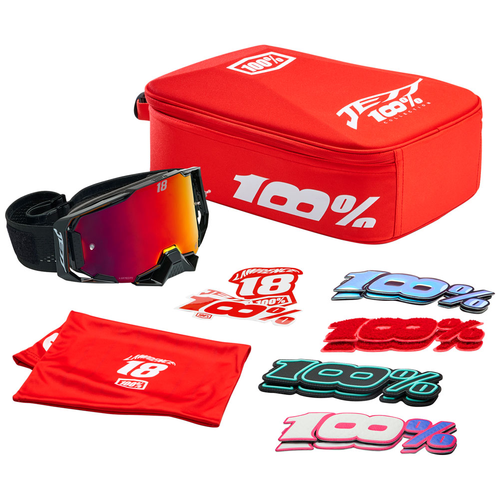 100% Armega JettPak LE Goggle Jett Special Frame/Red Mirror Lens#50003-00019