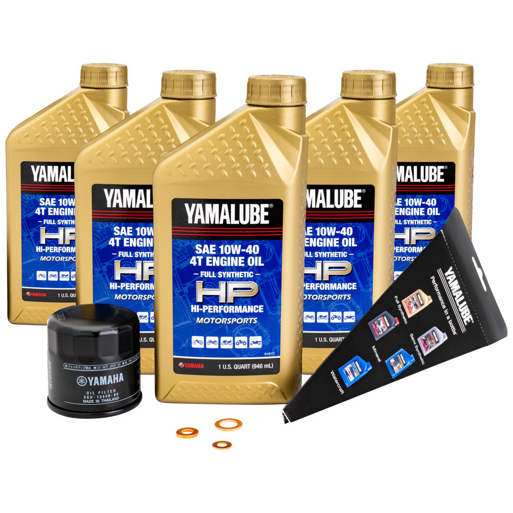 Yamalube Synthetic 10W-40 Oil Change Kit Side x Side#LUB-SXSCG-KT-11
