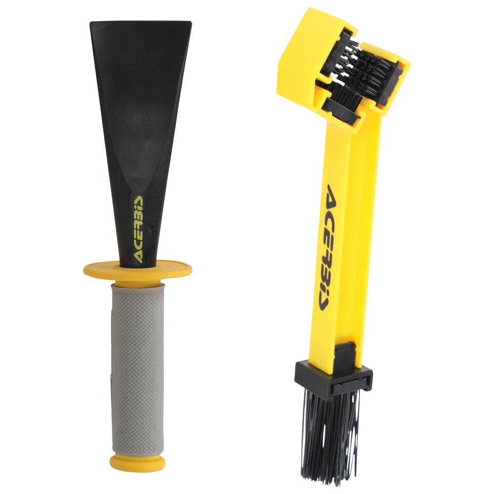 Acerbis Mud Scraper and Chain Brush#2986391040