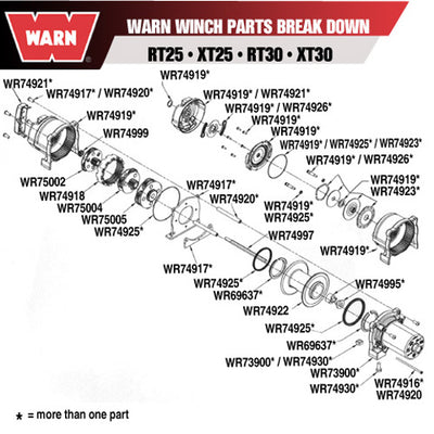 Warn 75005 Winch Breakdown #75005