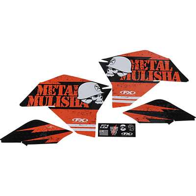 METAL MULISHA SHROUD/AIRBOX GRAPHIC KIT KTM SX125-450F EXC XC#mpn_23-11524