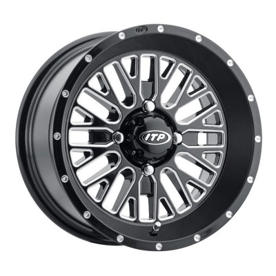 ITP MOMENTUM WHEEL BLK/MCH, 14x 7, 4/110, 4+3 (+10mm)#mpn_1422734731B