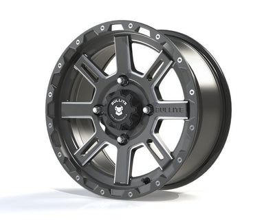 Bullite BT021570401019 BT202 Lancer Wheel - Gun Metal 15 x 7.0 #BT021570401019