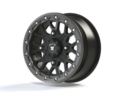 Bullite BT051470461021 BT05 Rider Beadlock Wheel - Black/Gun Metal 14 x 7.0 #BT051470461021