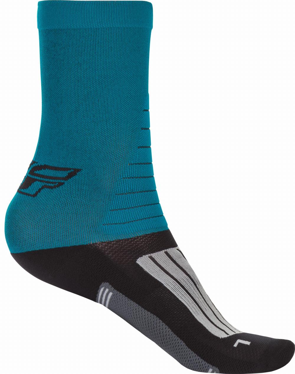 FLY FACTORY RIDER SOCKS BLUE/BLACK/GREY LG/XL#mpn_350-0526L