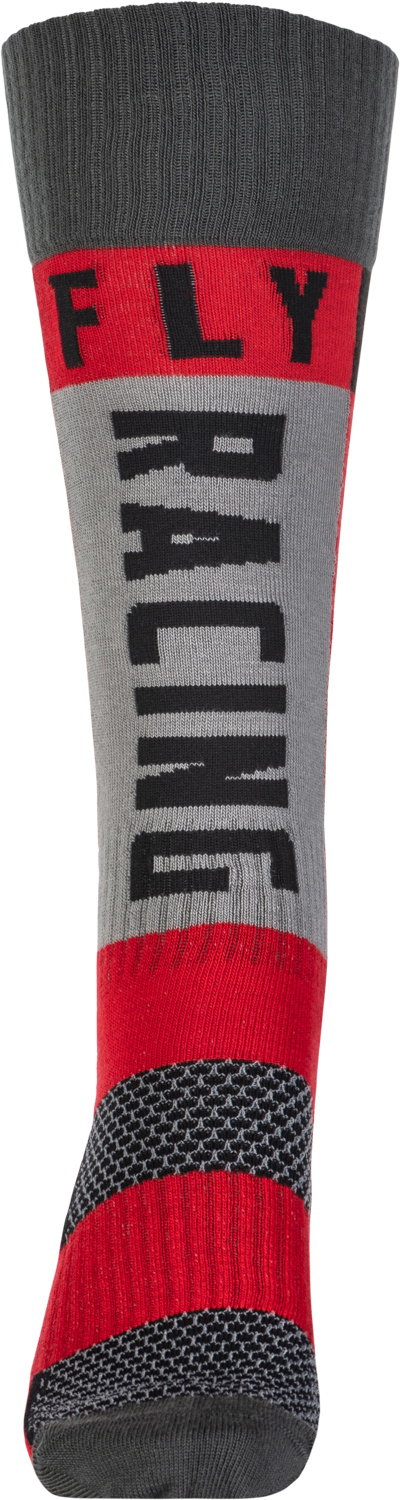 MX SOCKS THICK RED/GREY SM/MD#mpn_350-0550S