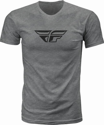 FLY F-WING TEE DARK GREY HEATHER 2X#mpn_352-06192X