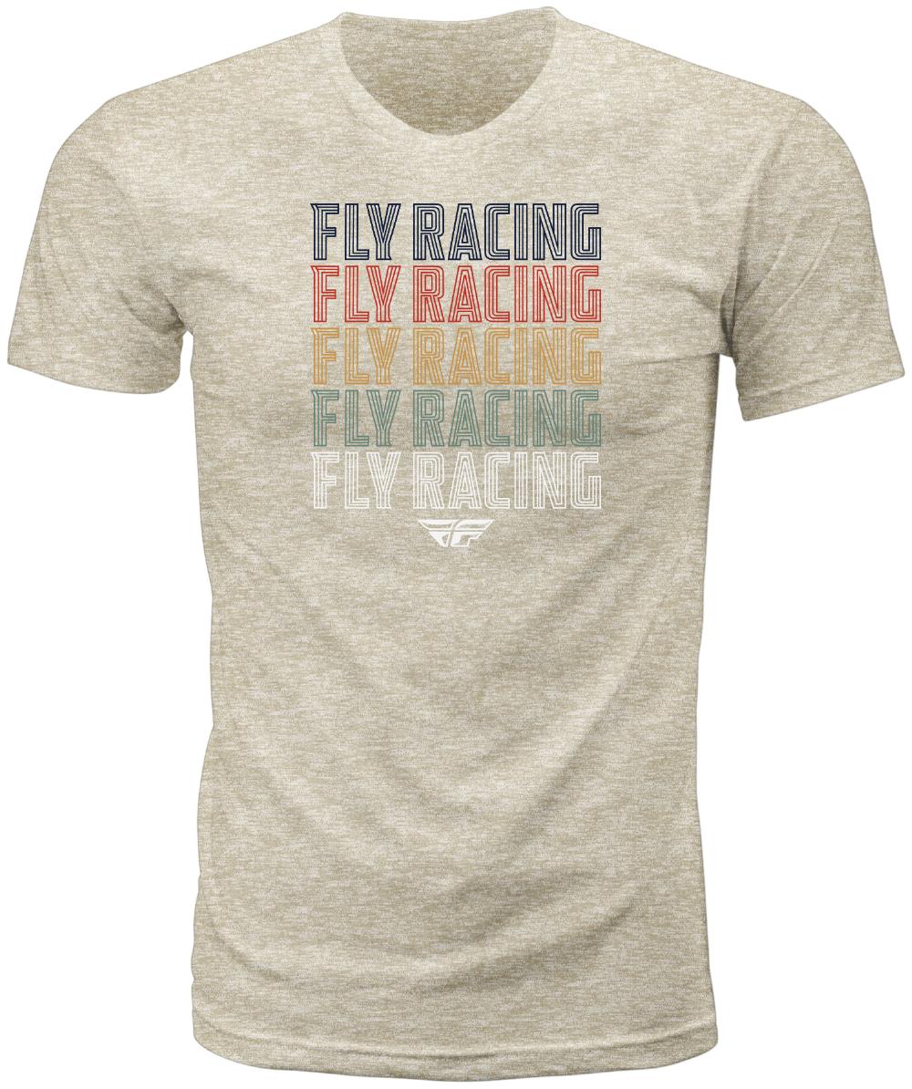 FLY NOSTALGIA TEE CREAM HEATHER 2X#mpn_352-06452X