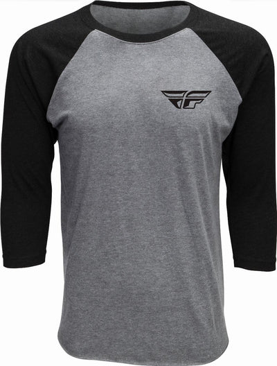 FLY ART 3/4 SLEEVE TEE BLACK 2X#mpn_352-06522X