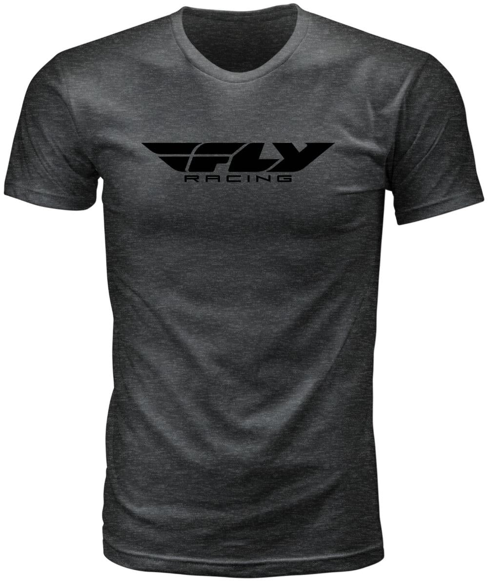 FLY CORPORATE TEE BLACK ONYX HEATHER 2X#mpn_352-09372X