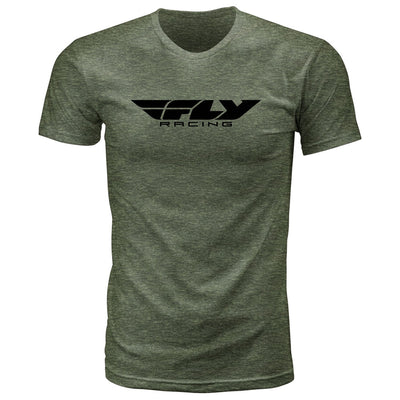 FLY CORPORATE TEE MOSS HEATHER MD#mpn_352-1940M