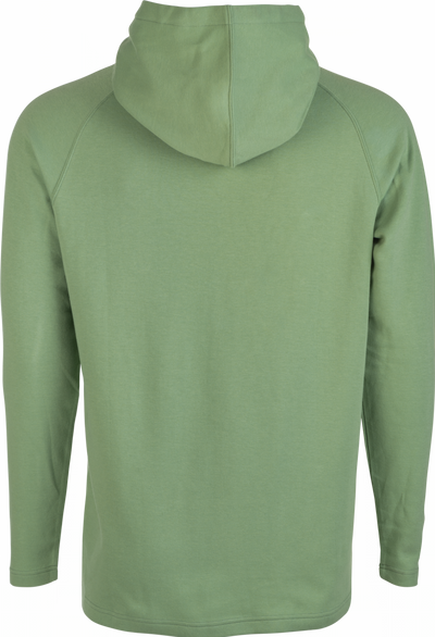 FLY WEEKENDER PULLOVER HOODIE MOSS GREEN MD#mpn_354-0015M
