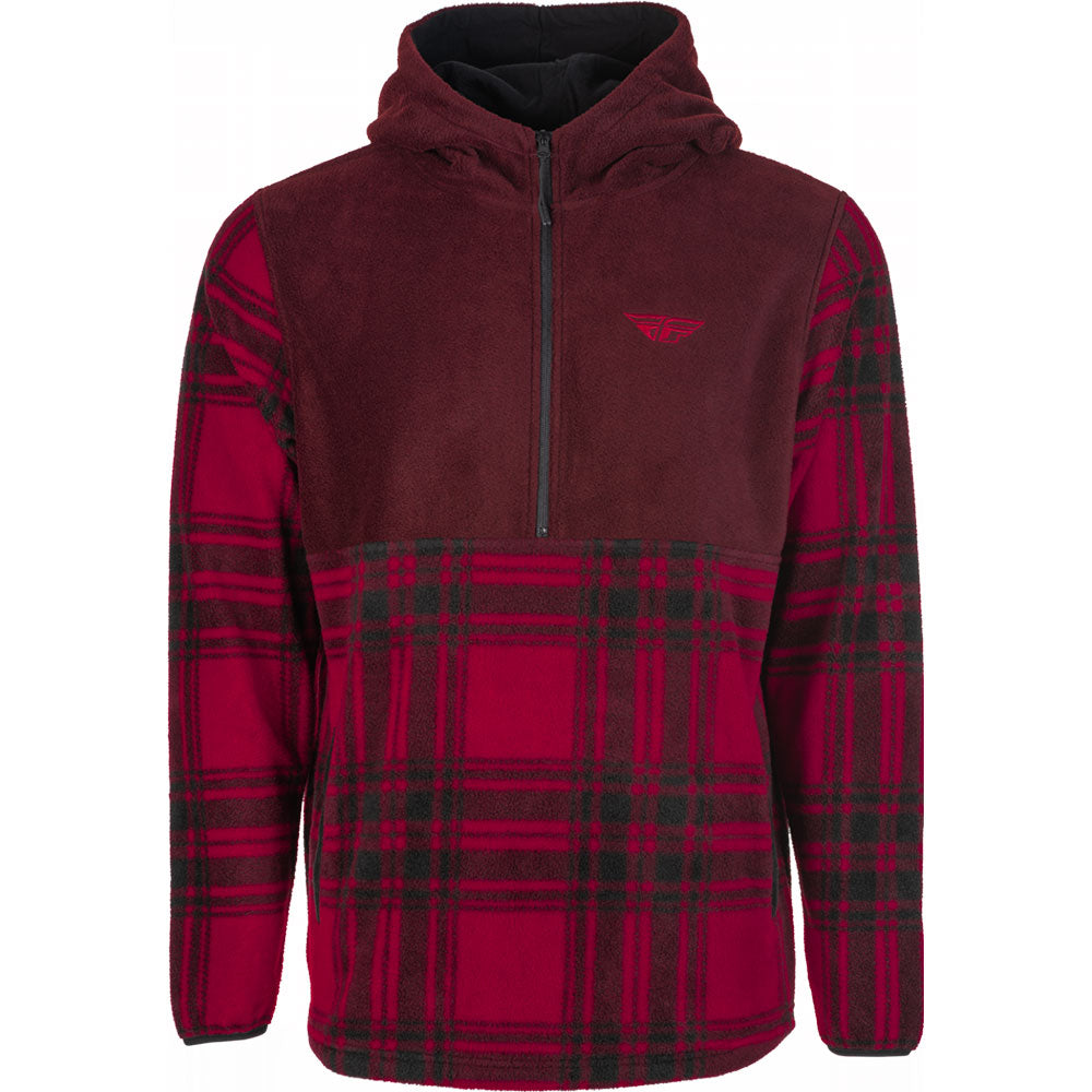 Fly Racing Half Zip Pullover Hoodie #FRHZPHE-P