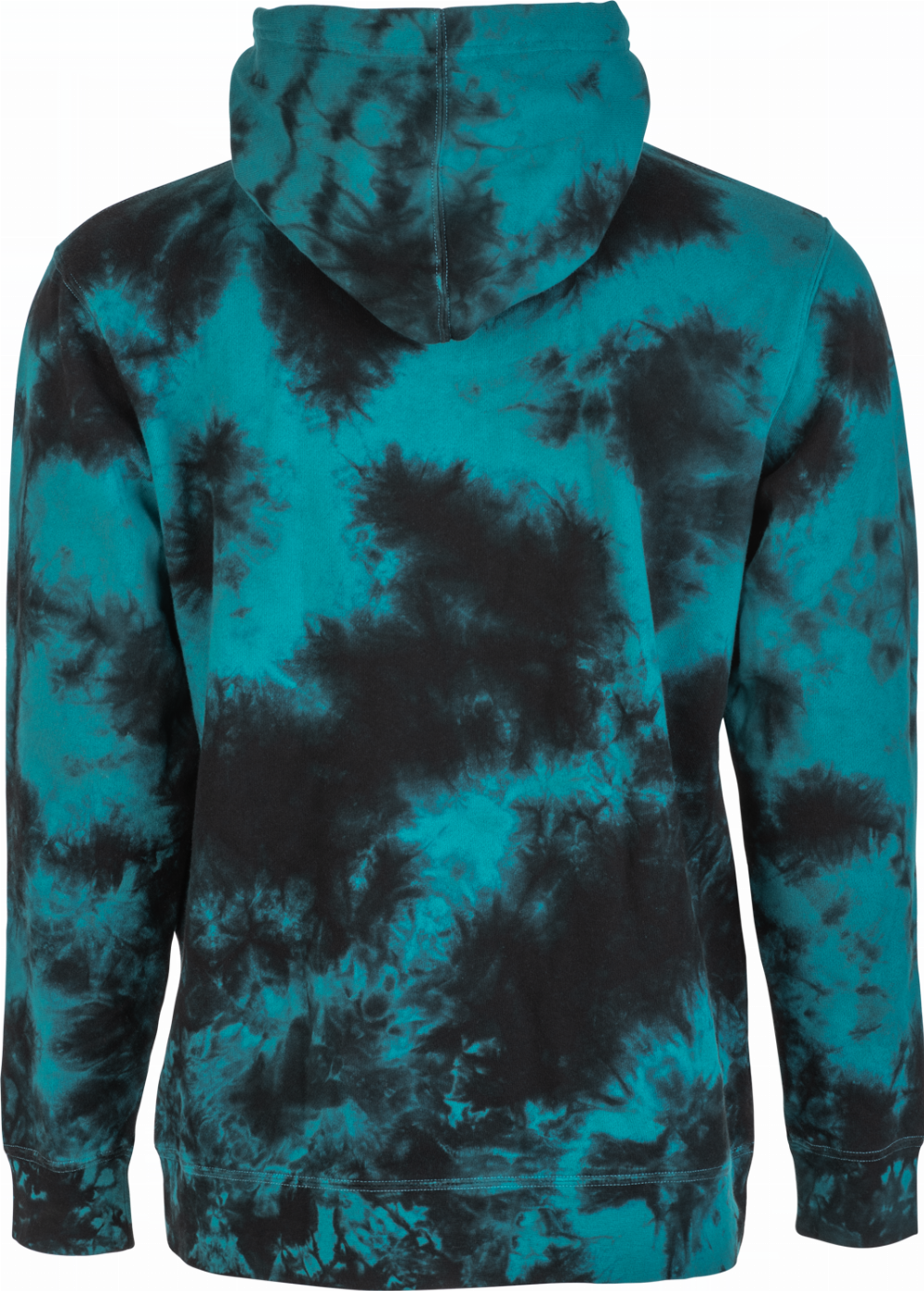 FLY TIE-DYE PULLOVER HOODIE TURQUOISE/BLACK 2X#mpn_354-02612X