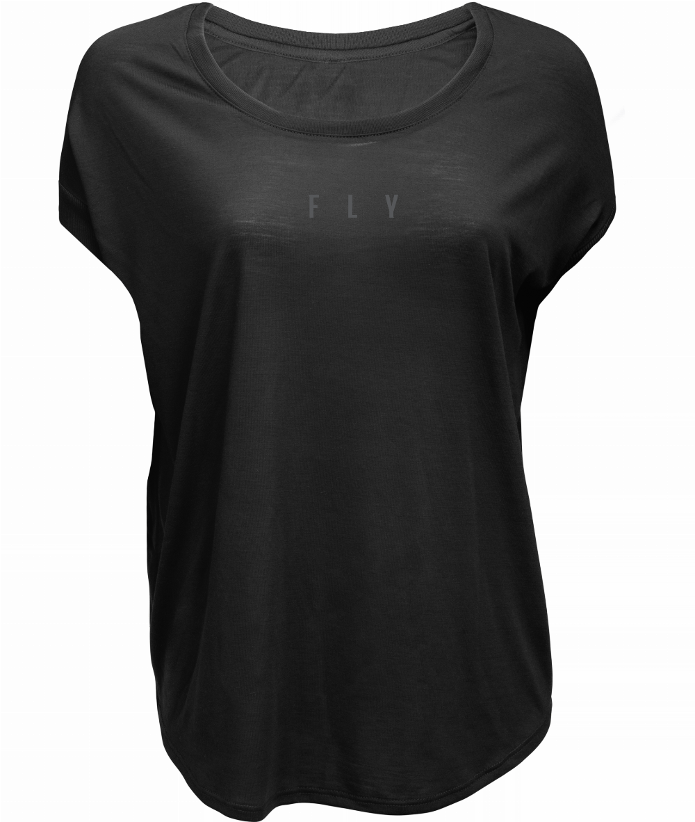 WOMEN'S FLY BREEZY TEE BLACK 2X#mpn_356-00402X