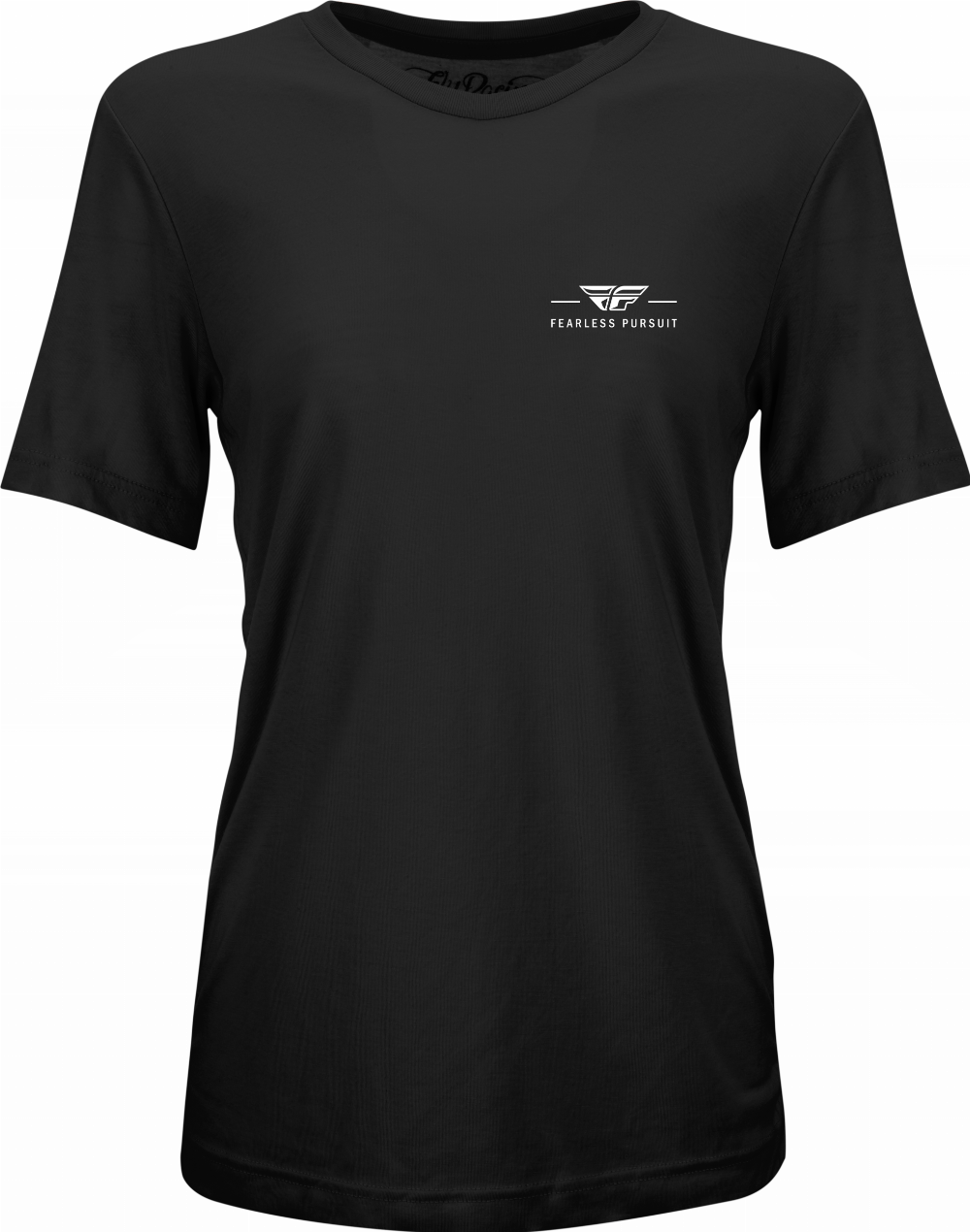 WOMEN'S FLY MOTTO TEE BLACK 2X#mpn_356-00502X