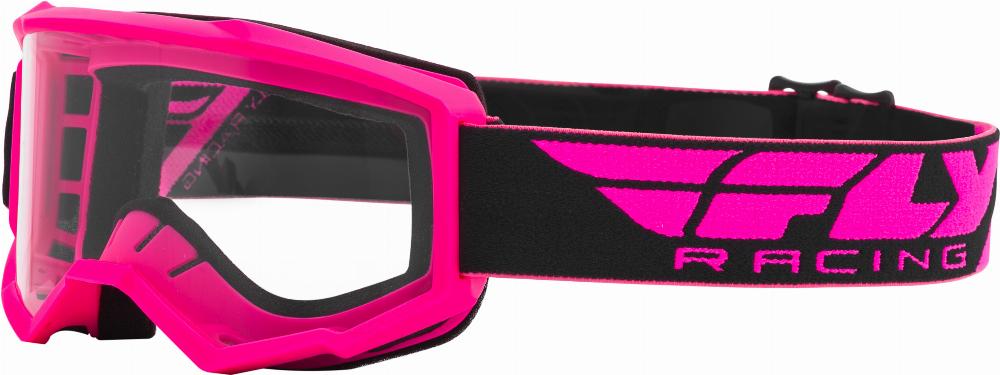 FOCUS GOGGLE PINK W/CLEAR LENS #FLA-006