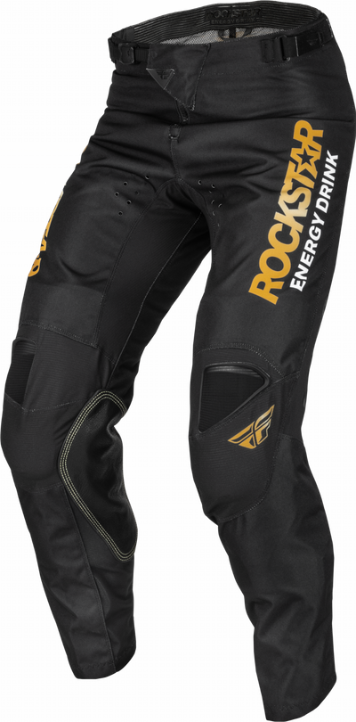 KINETIC ROCKSTAR PANTS BLACK/GOLD SZ 30#mpn_375-03330