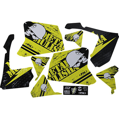 METAL MULISHA SHROUD/AIRBOX GRAPHIC KIT SUZUKI RM125/250 01-08#mpn_23-11420