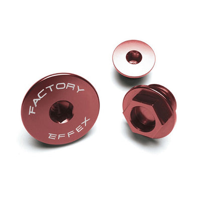 Factory Effex Engine Plug Kit (Engine Plugs and Oil Fillers) Red#mpn_18-36202