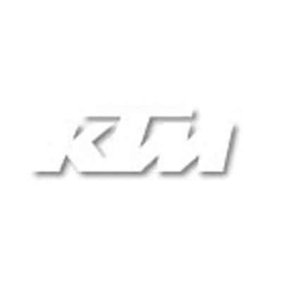 Factory Effex 3' Die-Cut Stickers KTM White 2016#mpn_19-94554