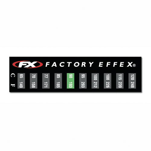 Factory Effex 08-90225 Temperature Sticker 3-Pack #08-90225