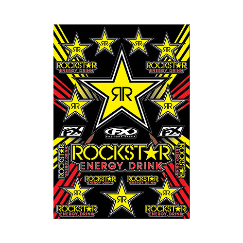 Factory Effex Sponsor/Logo Sticker Sheets Rockstar Sticker Sheet 2015#mpn_15-68702