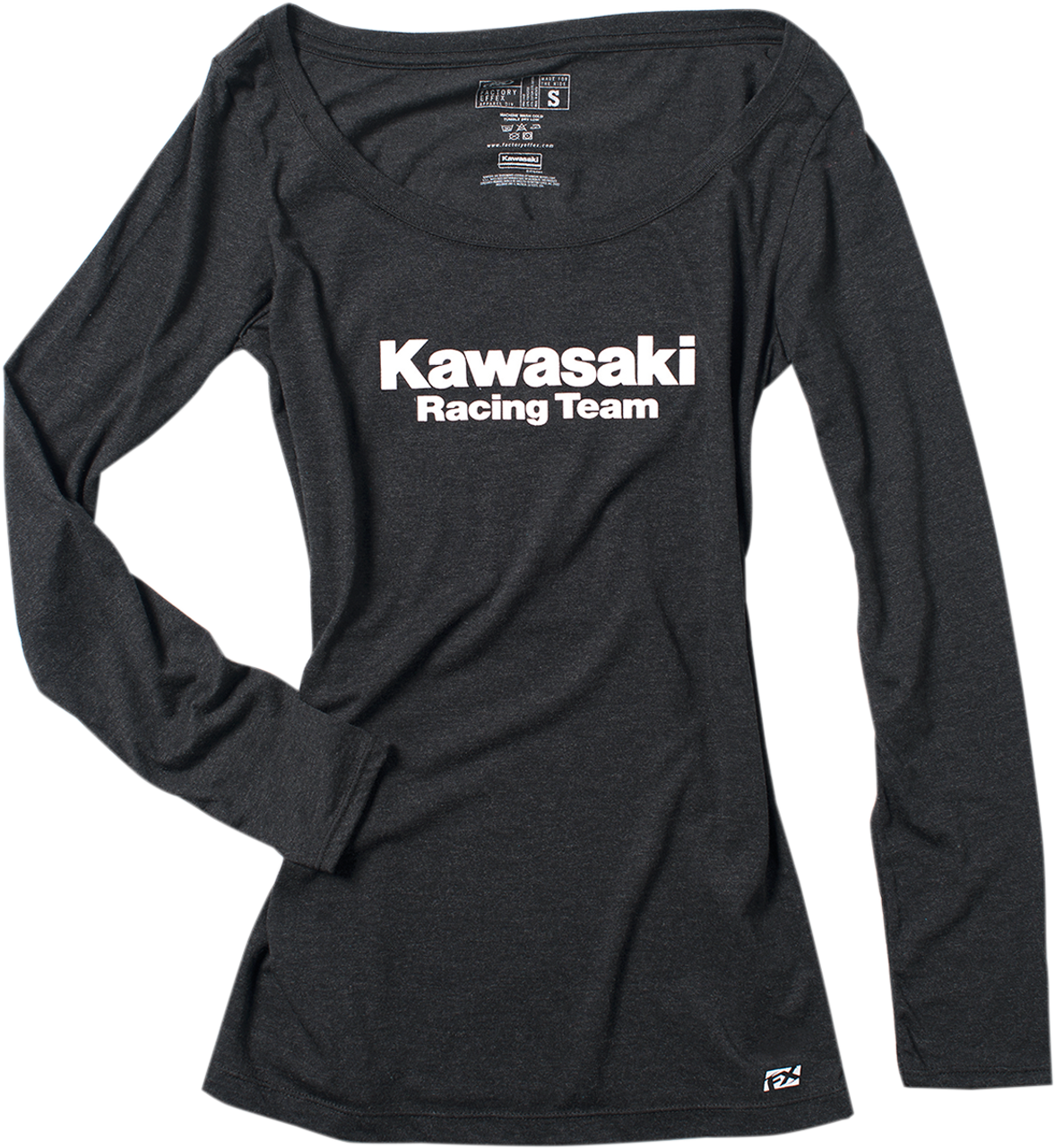 Factory Effex Women's Kawasaki Long-Sleeve T-Shirt Black XL#mpn_20-87116