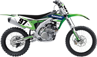 Factory Effex Kawasaki Shroud Kit For Kawasaki KX250F 2017-2018#mpn_22-01134