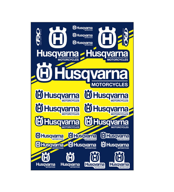Factory Effex KTM Factory Sticker Sheets Husqvarna#22-68630