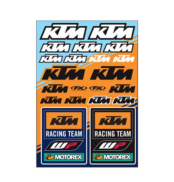 Factory Effex KTM Factory Sticker Sheets KTM Racing#22-68532