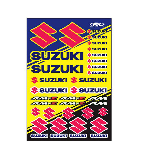 Factory Effex Suzuki Factory Sticker Sheets Suzuki RMZ#22-68430