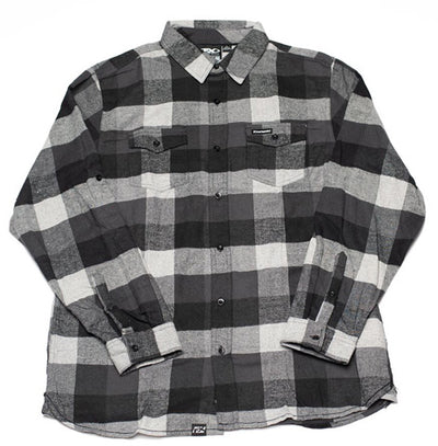 Factory Effex Kawasaki Flannel Shirt Black (M)#mpn_22-85122