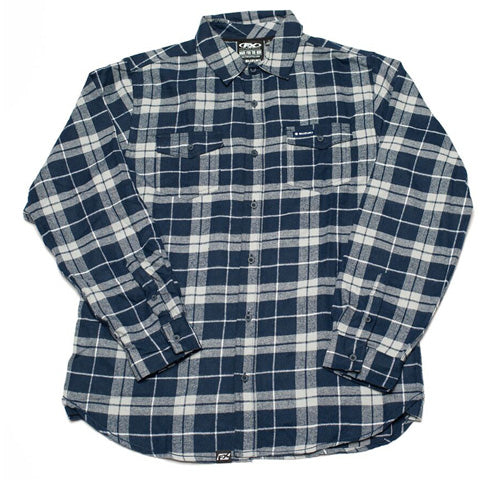 Factory Effex Suzuki Flannel Shirt Navy (XXL)#mpn_22-85428