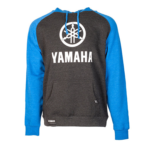 Factory Effex Yamaha Stack Pullover Sweatshirt Charcoal/Royal (M)#mpn_22-88202