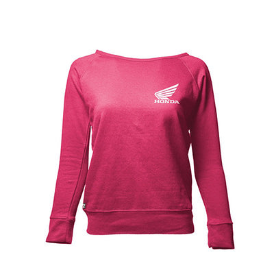 Factory Effex Honda Women's Sweatshirt Bright Pink (XL)#mpn_22-88336