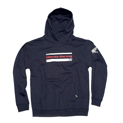 Factory Effex Honda Stripes Youth Pullover Sweatshirt Navy (L)#mpn_22-88344